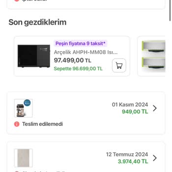 Yanlış Ücret Girişi Nedeniyle Teslim Edilmeyen Ürün Sorunu