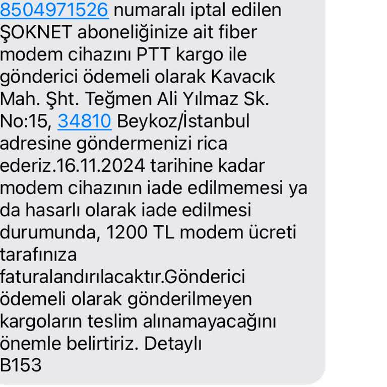 Modem Ücreti Konusunda Yaşanan Mağduriyet