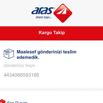 Aras Kargo İle Sürekli Ertelenen Teslimat Sorunu