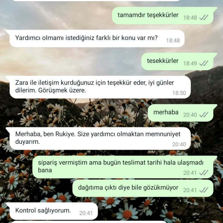 Zara'dan Geç Teslimat Ve İade Sorunu