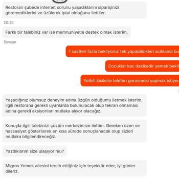 Migros Yemek Uygulaması: Bekleyiş Ve Hayal Kırıklığı