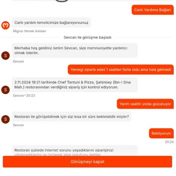 Migros Yemek Uygulaması: Bekleyiş Ve Hayal Kırıklığı