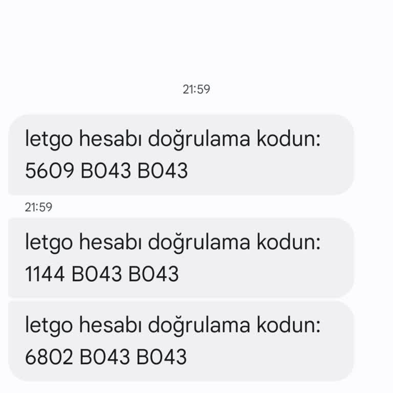 Oto Plus Letgo'dan Gelen Yanıltıcı Doğrulama Kodları
