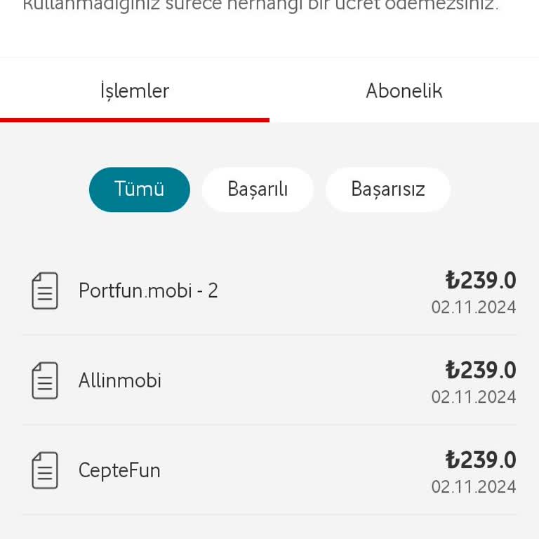 Portfun. Mobi İzinsiz Abonelik Ve Geri Ödenmeyen Ücret Şoku!