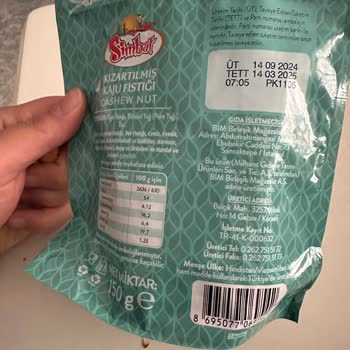 BİM'den Aldığım Kaju Kuruyemişin Kalitesizliği Ve Kurtlanma Sorunu