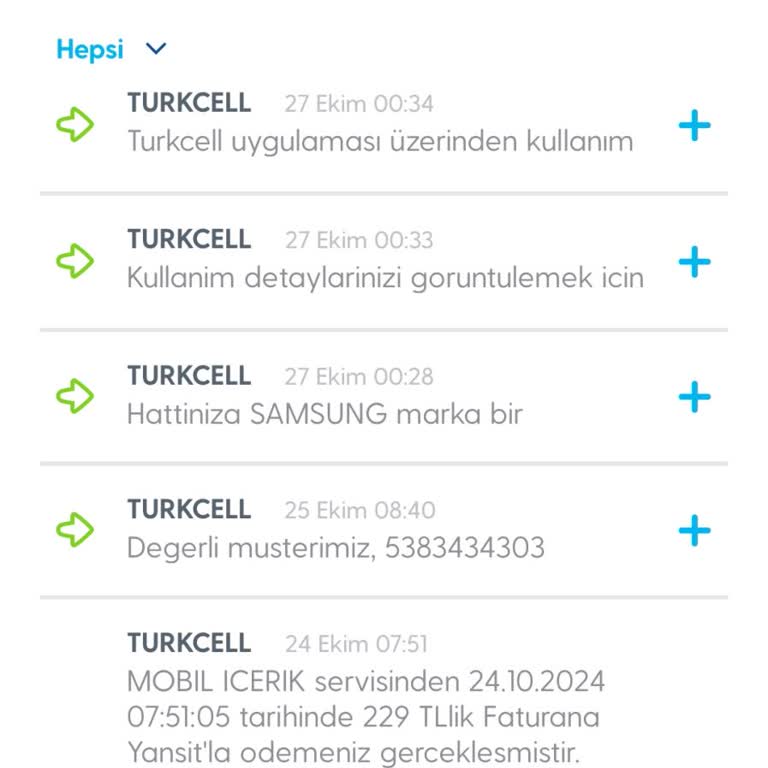 Faturama Ekstra Ücretler Eklendi