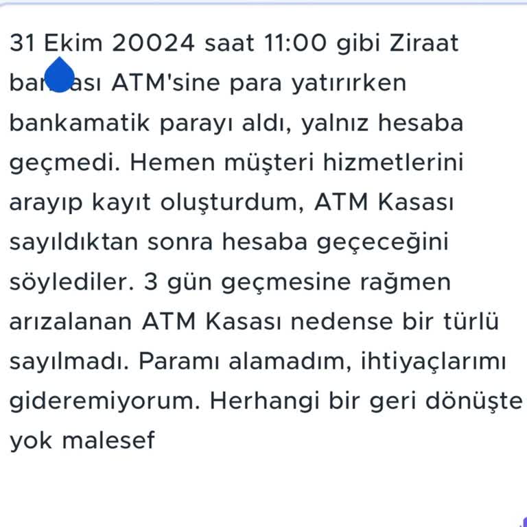 ATM'de Sıkışan Para Ve Geciken Çözüm Süreci