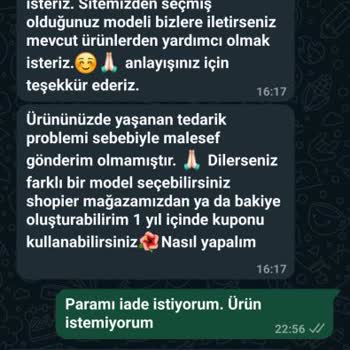 Ürün Teslim Edilmedi, Para İadesi Yapılmıyor: Müşteri Mağduriyeti