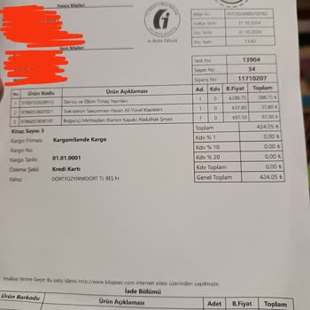 Eksik Kitap Teslimatı Ve Yanıltıcı Ödeme İşlemi Sorunu