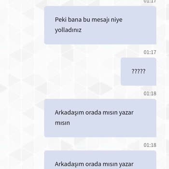 Yanıltıcı SMS Ve İlgisiz Müşteri Temsilcisi