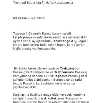 Logosuz Kartla Maça Giriş Sorunu