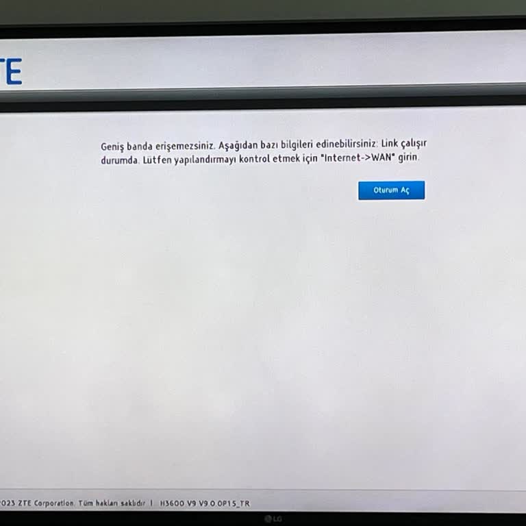 Sürekli İnternet Kesintisi Ve Modem Sorunu