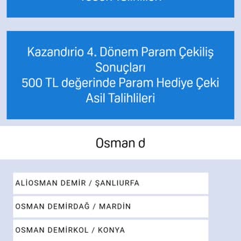 Kazandığım Ödül Halen Hesabıma Yatmadı