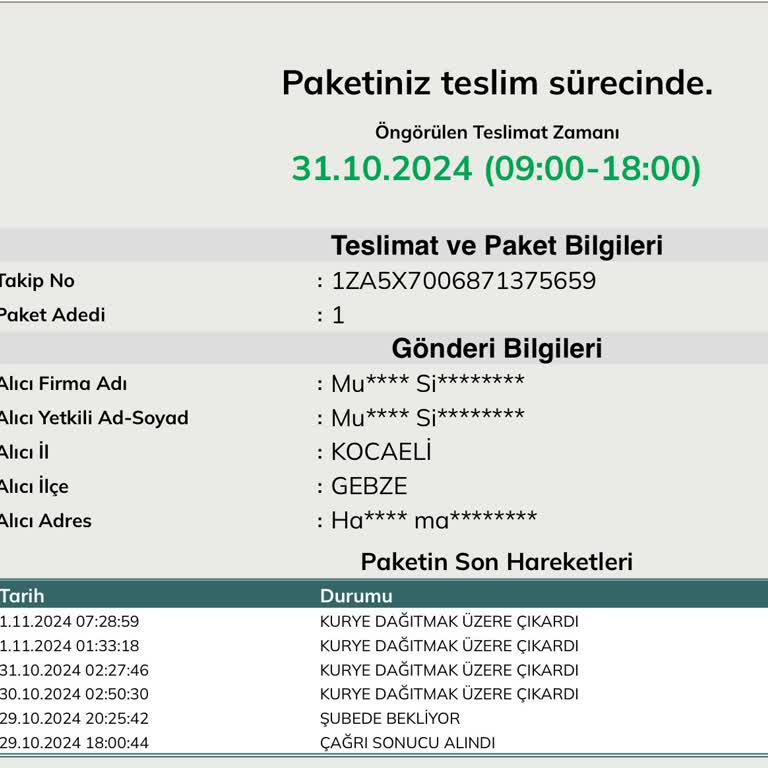 UPS Kargo Teslimatında Yaşanan Büyük Gecikme