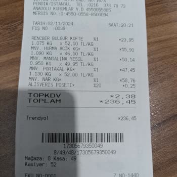 Eksik Ürün Ve İlgisiz Müşteri Hizmetleri