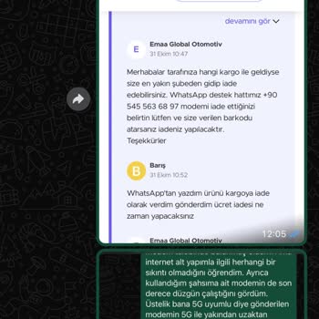 Yanıltıcı İnternet Modemi Satışı Hakkında Şikayet