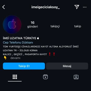 İmeigeciciaksoy_ (Instagram) IMEI Yanıltıcılığı!