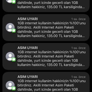 Vodafone'da Beklenmedik İnternet Aşım Ücreti Şoku
