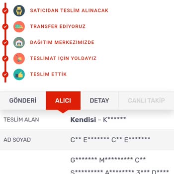Teslim Edilmeyen Sipariş Ve Yanıltıcı Mesajlar