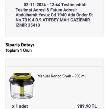 Yanlış Teslimat Bilgisi Ve Kayıp Sipariş Sorunu