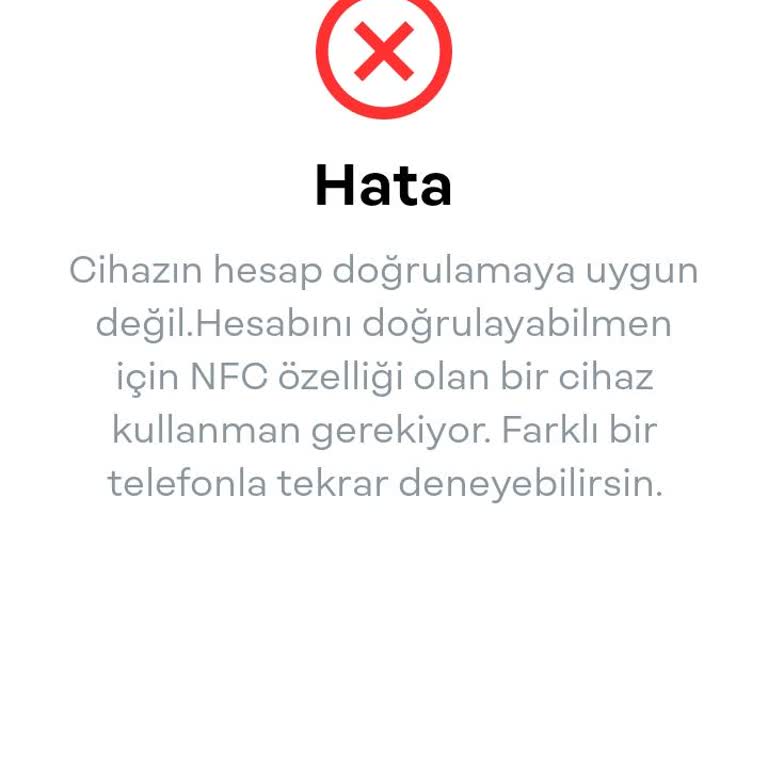 Papara Hesap Doğrulama Sorunu Ve NFC Gereksinimi!