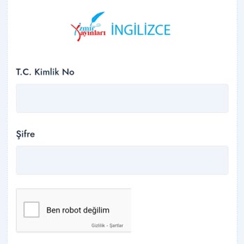 İzmir Yayınları Eğitim Paketi Giriş Sorunu!