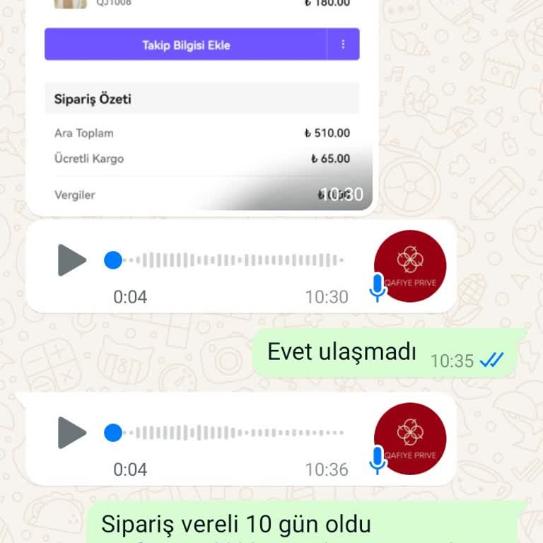 Sipariş Verdim, Ürünler Gelmedi!