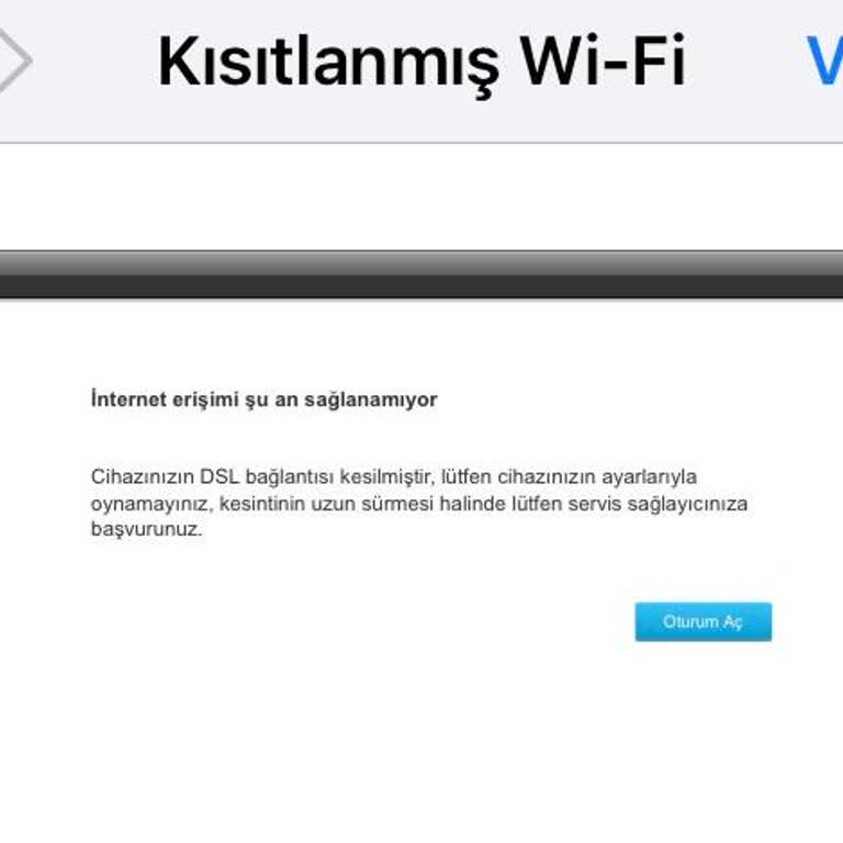 İnternet Kesintisi Nedeniyle Mağduriyet Yaşıyoruz