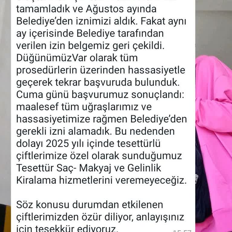 Düğün Paketimiz Mağduriyeti