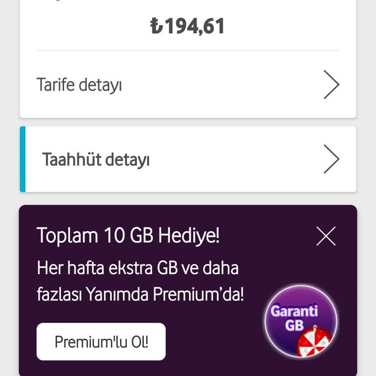 Vodafone'un Faturalı Tarife Sözünü Tutmaması