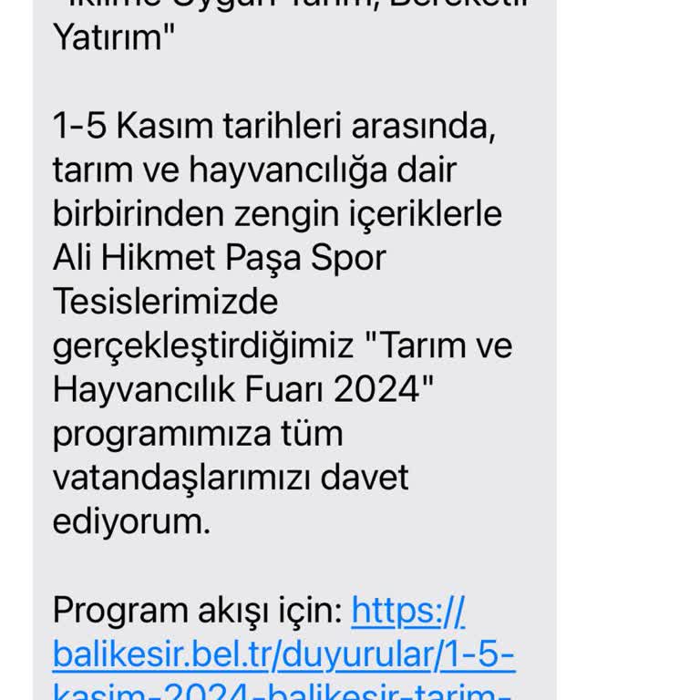 Balıkesir Belediyesi'nden Gelen Sürekli SMS'ler Can Sıkıyor