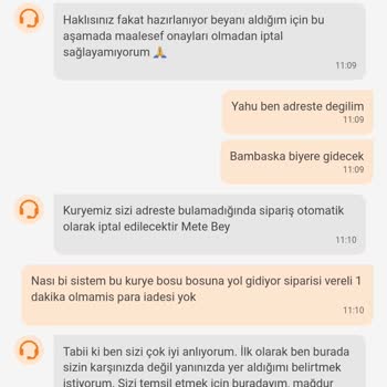 Yanlış Adres Ve İptal Edilemeyen Sipariş Sorunu