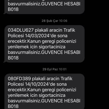 Yanlış Plaka Bilgileriyle Yapılan Poliçe Yenileme Rahatsızlığı