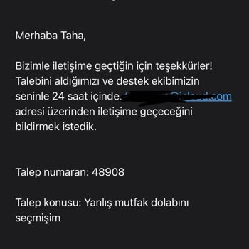 Yanlış Ürün İptali Ve İletişim Sorunu