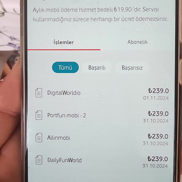 Vodafone'un İzinsiz Abonelik Sorunu!