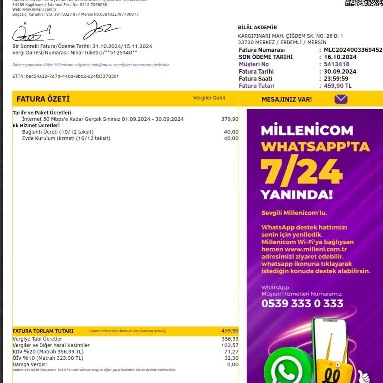 Yanlış Faturalandırma Ve Haksız Ücretlendirme