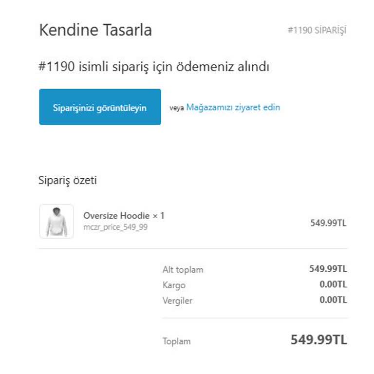 Teslim Edilmeyen Hoodie Ve İletişim Sorunları