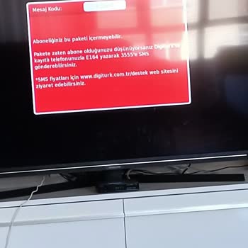 Digiturk İle Yaşanan Teknik Sorunlar Ve Müşteri Hizmetleri Deneyimi