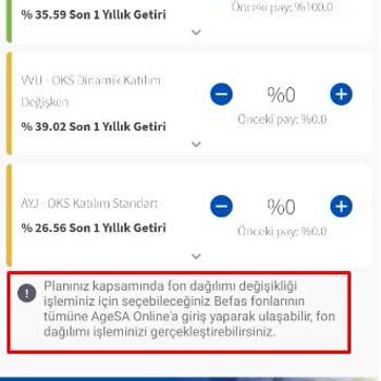 BES Fon Değişikliğinde Eksik Fon Erişimi Sorunu