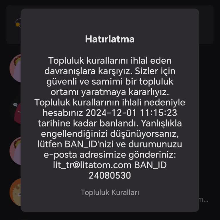Haksız Ban Kararıyla Karşı Karşıyayım!
