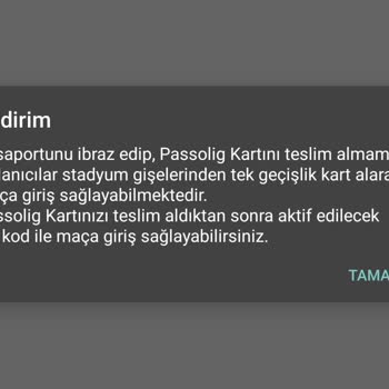 Passolig Uygulamasında QR Kod Sorunu