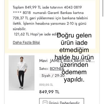 Yanlış Ürün Ve İade Sorunu: Müşteri Mağduriyeti