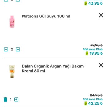 Watsons Sepet Fiyatı Ve Ürün Fiyatı Arasındaki Tutarsızlık