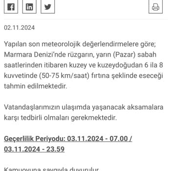 Fırtına Uyarısına Rağmen İade Sorunu