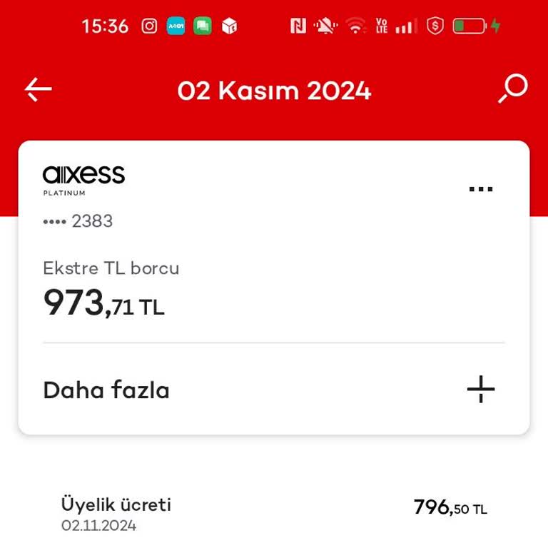 Az Limitli Kredi Kartına Yüksek Üyelik Ücreti Şoku