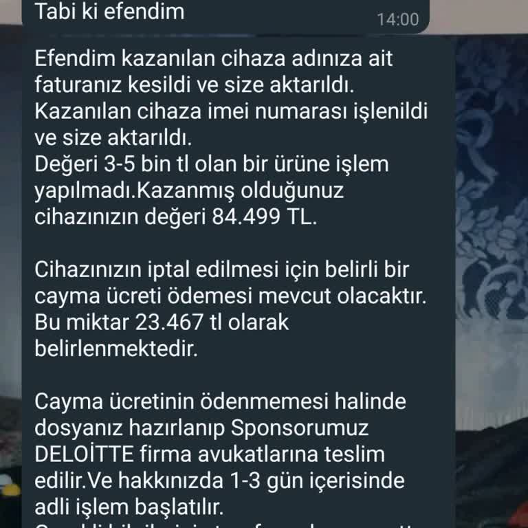 Yanıltıcı Mesajla Karşılaşılan Sorunlar