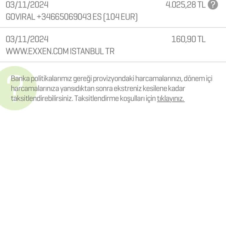 Enpara'da Bilgim Dışında Yapılan Harcamaların İptali İçin Acil Yardım Talebi