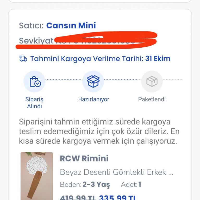 Sipariş İptali Sorunu Ve Satıcı Belirsizliği