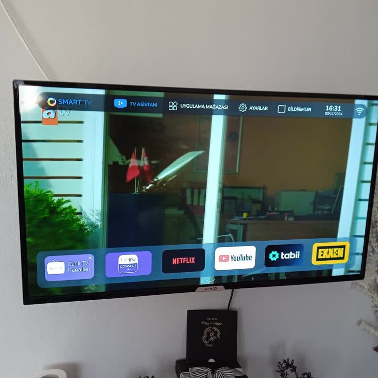 Televizyon Ekranındaki Rahatsız Edici Uygulama Simgeleri