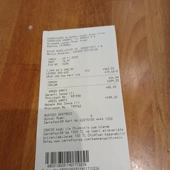 Carrefour SA'da Etiket Ve Kasa Fiyatı Tutarsızlığı